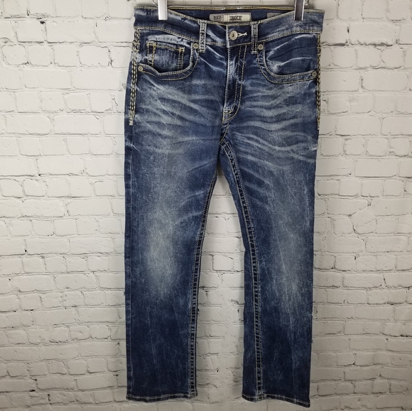 BKE DENIM | Jake straight leg stone wash jeans - Picture 2 of 8